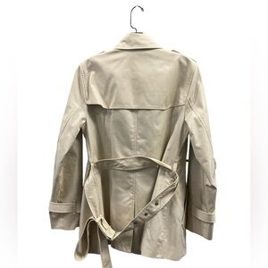 NEW WITH TAGS and GARMENT BAG Women’s light khaki Coach Trench Coat